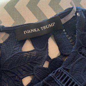 Gorgeous navy blue midi- evening dress.